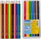 Цветные карандаши, фломастеры, мел