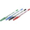 Набір кулькових ручок: червона, синя, чорна, зелена 0,7 мм 4-112 01010123 4Office