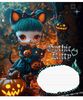 Тетрадь в клеточку 12 листов, цветная обложка выб. УФ-лак, дизайн: Gothic Kitty Школярик 012-3531K