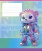 Тетрадь в линию 12 листов, цветная обложка ВД-лак, дизайн: Adventure Школярик 012-3545L