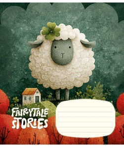 Тетрадь в клетку 12 листов, цветная обложка ВД-лак, дизайн: Fairytail stories Школярик 012-3755K