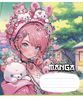 Тетрадь в клетку 18 листов, цветная обложка с глитером, дизайн: Manga Школярик 018-3323K