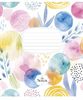 Тетрадь в линию 24 листа, цветная обложка выб. УФ-лак, дизайн: Pattern Школярик 024-3498L
