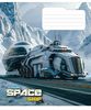 Тетрадь в клеточку 36 листов, цветная обложка ВД-дак, дизайн: Space ship Школярик 036-3435K