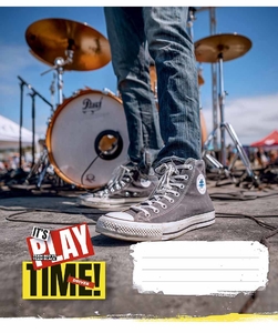 Зошит в клітинку 36 аркушів, кольорова обкладинка ВД-лак, дизайн: Play time Школярик 036-3800K