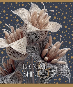 Зошит в лінію 48 аркушів, кольорова обкладинка глітер, дизайн: Magic flowers Школярик 048-3690L