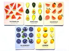 Тетрадь в клетку 96 листов цветная обложка, дизайн: Congrev Fruits с конгревным тиснением и УФ лак покрытием Тетрада ТЕ13132