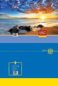 Зошит канцелярський А4, 96 сторінок, лінія, обкладинка картон м'який, мікс ТЕ459446 Тетрада