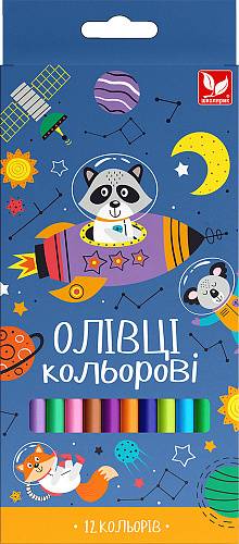 Карандаши цветные, 12 цветов 131SH-12 Школярик Карандаши цветные, 12 цветов 131SH-12 Школярик