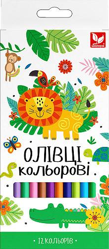 Карандаши цветные, 12 цветов 132SH-12 Школярик Карандаши цветные, 12 цветов 132SH-12 Школярик