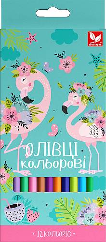 Карандаши цветные, 12 цветов 138SH-12 Школярик Карандаши цветные, 12 цветов 138SH-12 Школярик