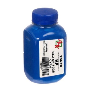 Тонер голубой Cyan для HP CLJ CP1025 бутыль 35 г АНК