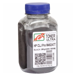 Тонер чорний Black для HP CLJ Pro M452/477 бутль 100 г АНК