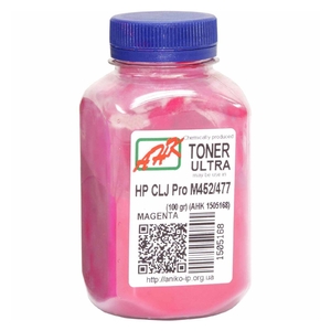 Тонер пурпурный Magenta для HP CLJ Pro M452/477 бутыль 100 г АНК