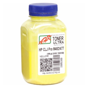 Тонер жовтий Yellow для HP CLJ Pro M452/477 бутль 100 г АНК