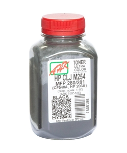 Тонер черный Black для HP CLJ M254/MFP280/281 бутыль 60 г АНК