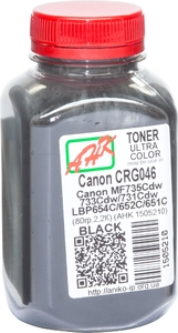 Тонер чорний Black для Canon LBP-650, MF-730 бутль 80 г АНК