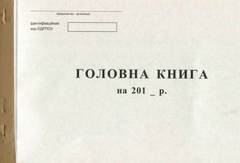 Головна книга 100 листів офсетна бюджетна
