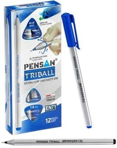 Ручка масляна синя 1 мм EN 71 Triball Pensan