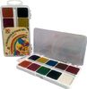 Акварельные краски 10 цветов, пластикова упаковка Акврелька Карамелька Тетрада ТЕ12160