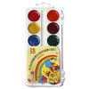 Акварельные краски 12 цветов, пластиков упаковка Акварелька Карамелька Тетрада ТЕ461147