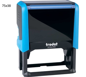 Оснастка к штампу пластиковая 75х38 мм TRODAT Printy 4926, цвет корпуса: синий