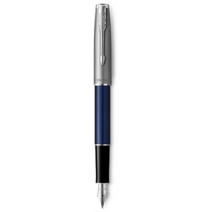 Ручка перова синя, тонке перо F, серія: SONNET 17 Essentials Metal & Blue Lacquer 83 711 Parker