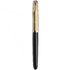 Ручка перова, тонке перо F, серія: PARKER 51 Deluxe Black GT 57 011 Parker