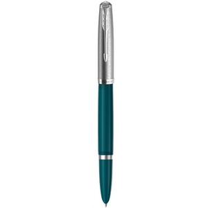 Ручка перьевая, тонкое перо F, серия: PARKER 51 Teal Blue CT 55 311 Parker