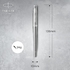 Ручка перова синя, середнє перо М, серія: URBAN 17 Metro Metallic CT 30 312 Parker