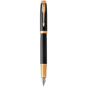 Ручка перова синя, тонке перо F, серія: IM 17 Premium Black GT 24 011 Parker