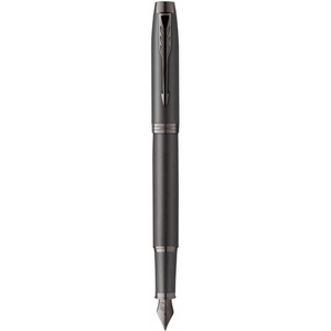 Ручка перова синя, тонке перо F, серія: IM 17 Professionals Monochrome Titanium 28 011 Parker