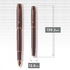 Ручка перьевая синяя, тонкое перо F, серия: IM 17 Professionals Monochrome Burgundy 28 311 Parker