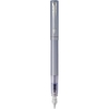 Ручка перьевая синяя, среднее перо М, серия: VECTOR 17 XL Metallic Silver Blue CT 06 112 Parker