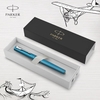 Ручка перьевая синяя, среднее перо М, серия: VECTOR 17 XL Metallic Teal CT 06 212 Parker
