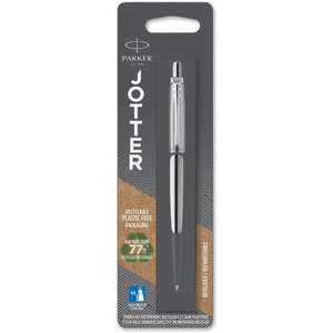 Ручка кулькова автоматична синя 1 мм, серія: JOTTER 17 Stainless Steel CT, в блістері 16 136 Parker