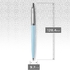 Ручка кулькова автоматична синя 1 мм, серія: JOTTER 17 Originals Arctic Blue CT 15 932_7457 Parker