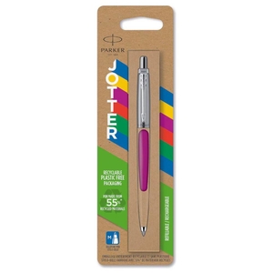 Ручка кулькова автоматична синя 1 мм, серія: JOTTER 17 Originals Magenta CT, в блістері 15 536 Parker