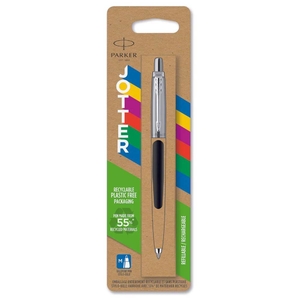 Ручка кулькова автоматична синя 1 мм, серія: JOTTER 17 Originals Black CT, в блістері 15 636 Parker