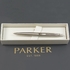 Ручка кулькова автоматична синя 1 мм, серія: JOTTER 17 UKRAINE Stainless Steel CT Тризуб 16132_TR Parker