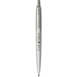 Ручка кулькова автоматична синя 1 мм, серія:  JOTTER 17 UKRAINE Stainless Steel CT Тризуб Слава Україні 16132_TR3 Parker