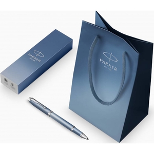 Роллер черный 0,5мм + подарочный пакет, серия: IM 17 Rituals Grey CT 29 422 Parker
