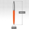Ручка шариковая автоматическая синяя 1 мм, серия: JOTTER 17 Originals Orange CT, в блистере 15 436 Parker