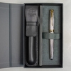Ручка перова синя, тонке перо F + чохол, серія: SONNET 17 Silver Mistral GT 88 611b24 Parker