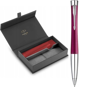Ручка кулькова автоматична поворотна синя 1 мм + чохол, серія: URBAN 17 Vibrant Magenta CT 30 535b242 Parker