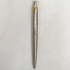 Ручка шариковая автоматическая синяя 1 мм, серия: JOTTER1 7 DESIGN Stainless Steel CT Счастливая подкова 16032_R106b Parker