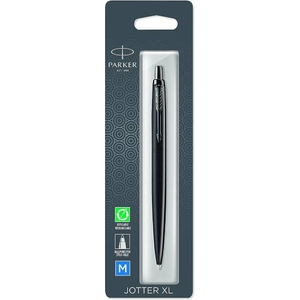 Ручка кулькова автоматична синя 1 мм, серія: JOTTER 17 XL Monochrome Black BT, в блістері 12 436 Parker