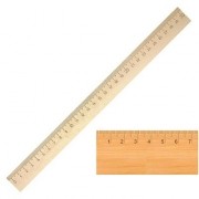 Лінійка дерев'яна 30см (10)