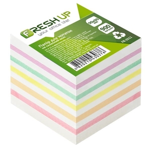 Папір для нотаток, 90х90 мм, 900 аркушів, мікс FR-2611 Fresh Up
