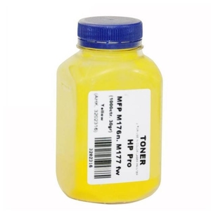Тонер жовтий Yellow для HP Pro MFP M176n/177fw бутль 30 г АНК